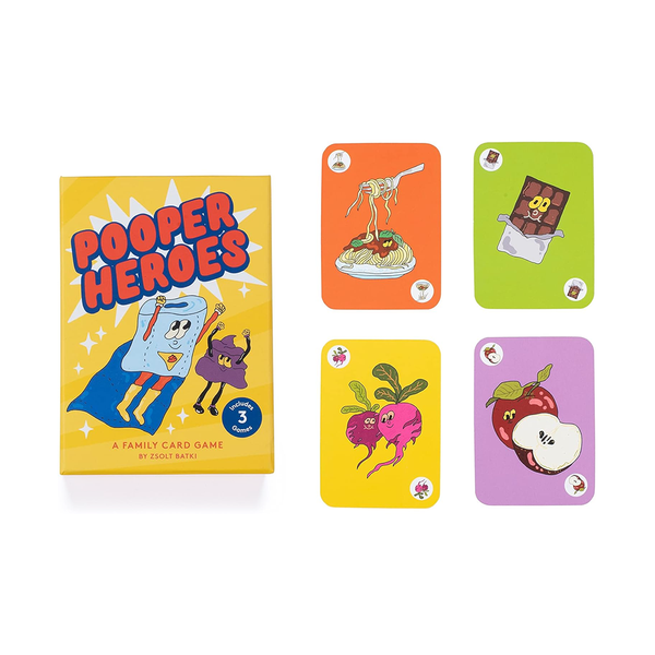 Pooper Heroes A Family Card Game