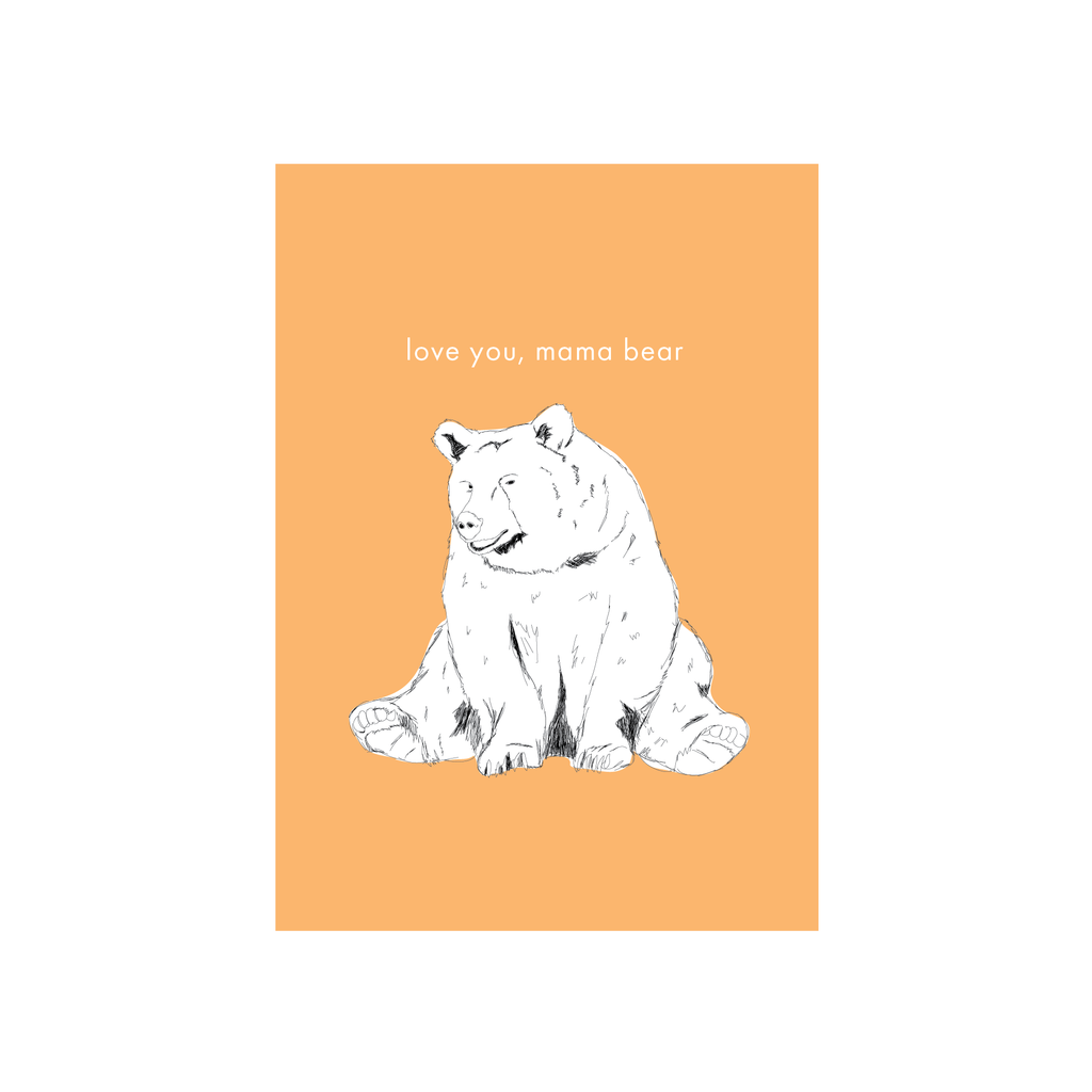 ibizaspeedcharter Animal Pun Mum Card Mama Bear