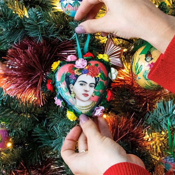 La La Land Christmas Decoration Frida Kahlo Heart