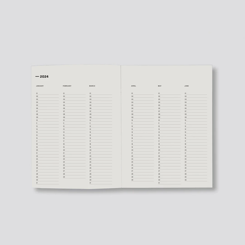 *PRE ORDER* Father Rabbit 2024 Daily Diary Ivory