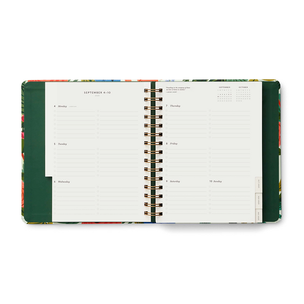 Rifle Paper Co 2024 Garden Party 17 Month Covered Planner
