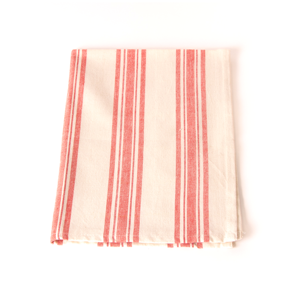 Sipa Fair Trade Cotton Red Stripe Tea Towel