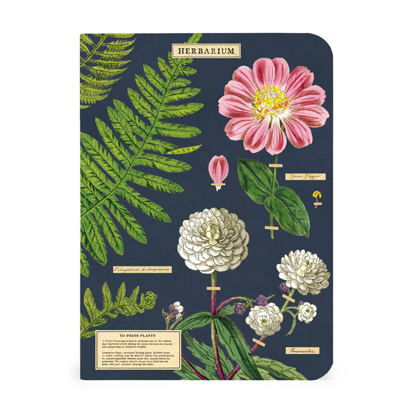 Cavallini Mini Notebook Herbarium Lined