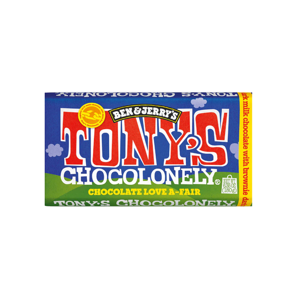 Tony's Chocolonely X Ben Jerry's 180g Dark Milk Chocolate Brownie