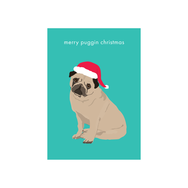 ibizaspeedcharter Christmas Card Puggin Christmas