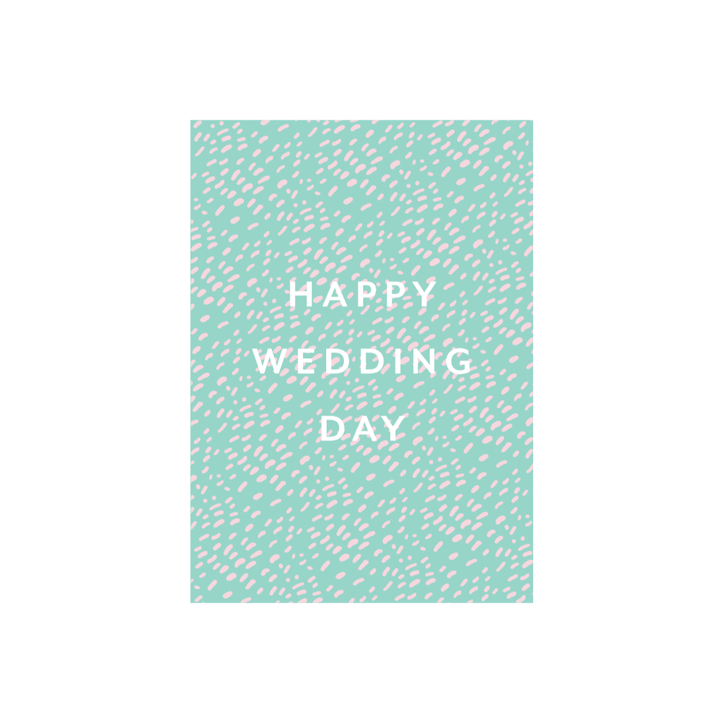 ibizaspeedcharter Pattern Card Happy Wedding Day