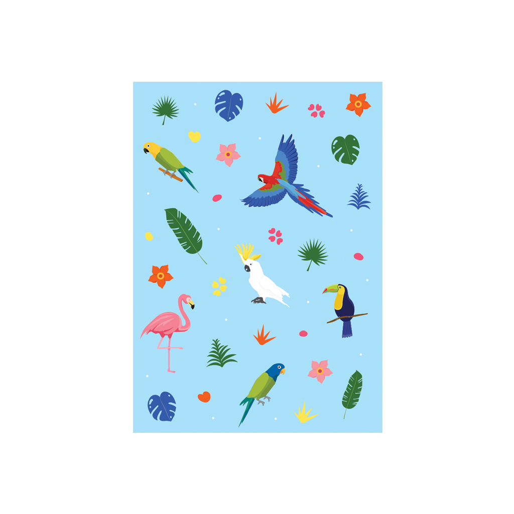 ibizaspeedcharter Animal Pattern Card Tropical