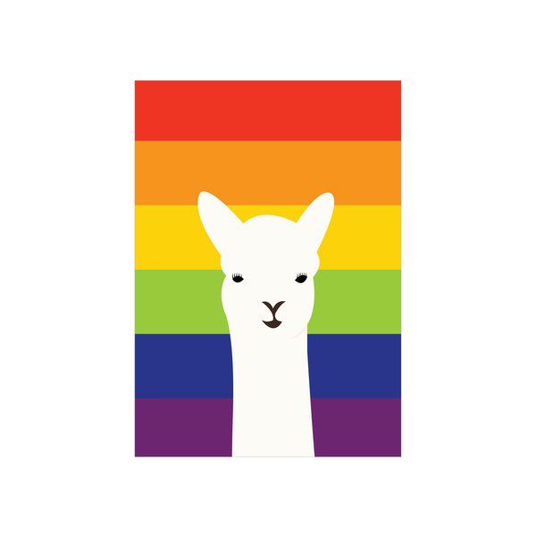 Alice Berry X ibizaspeedcharter Card Rainbow Llama