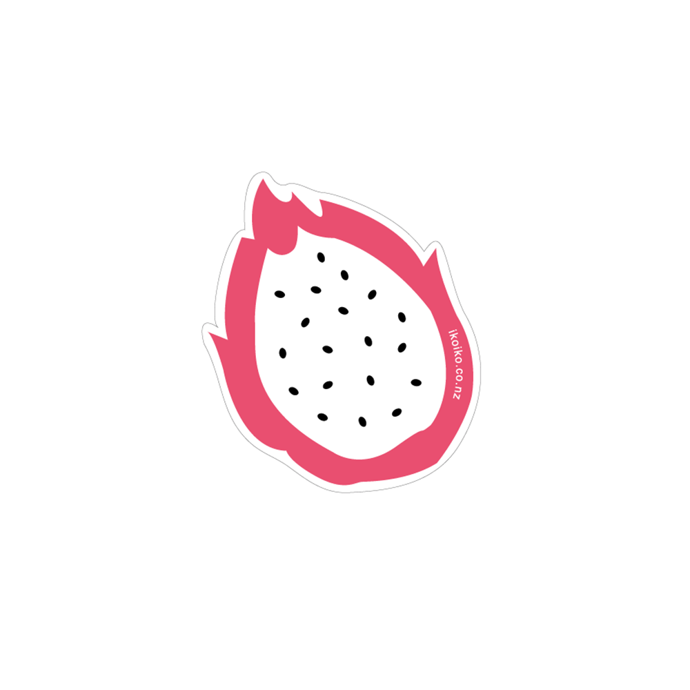 ibizaspeedcharter Fun Size Sticker Dragonfruit