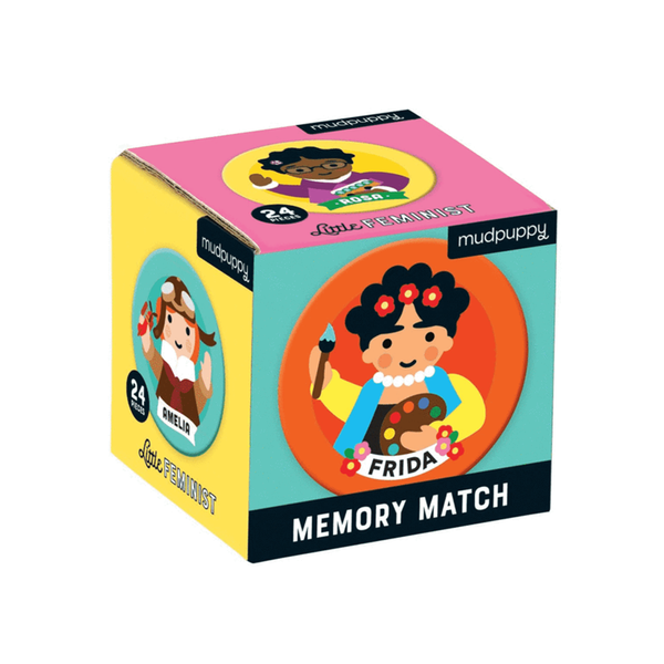 Mudpuppy Mini Memory Match Game Little Feminist