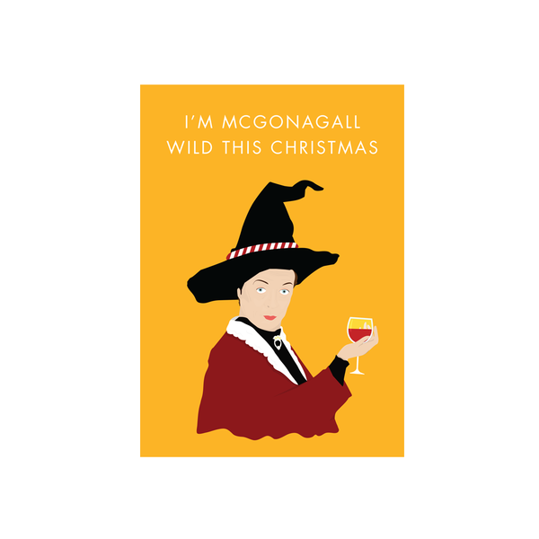 ibizaspeedcharter Christmas Card Pop Culture McGonagall
