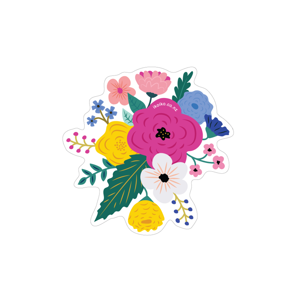 ibizaspeedcharter Fun Size Sticker Bloom Bouquet - Pink
