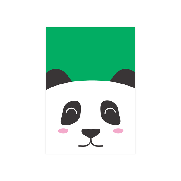 ibizaspeedcharter Kid's Animal Card Panda