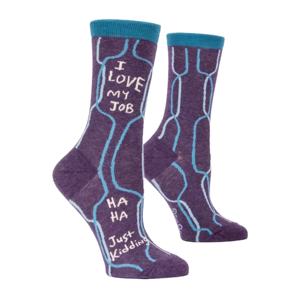 Blue Q Women's Socks I Love My Job