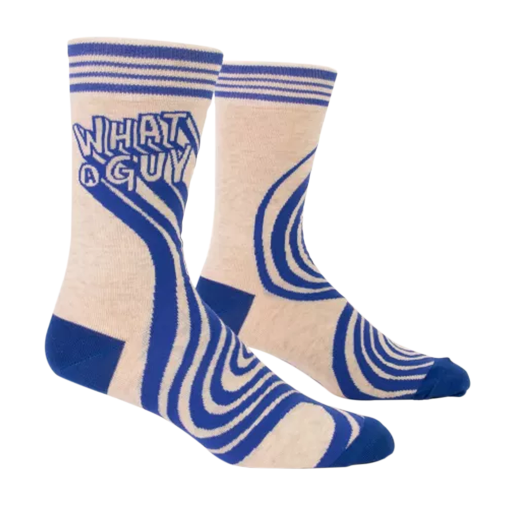 Blue Q Men's Socks What a Guy