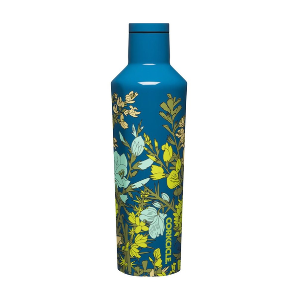 Corkcicle Patterned Canteen Drink Bottle 16oz 475ml Wildflower