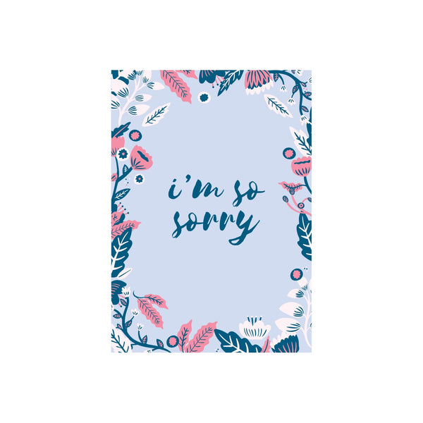ibizaspeedcharter Floral Message Card Sorry