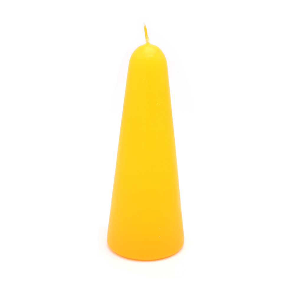 Bullet Candle Medium Yellow