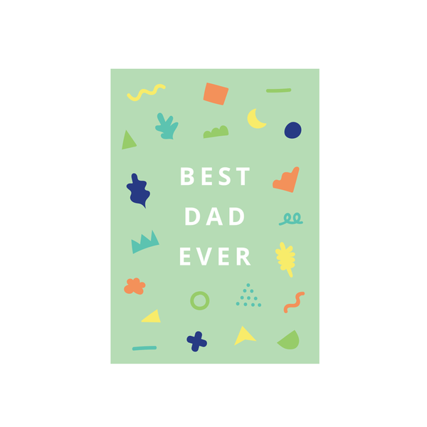ibizaspeedcharter Patterned Card Best Dad Ever