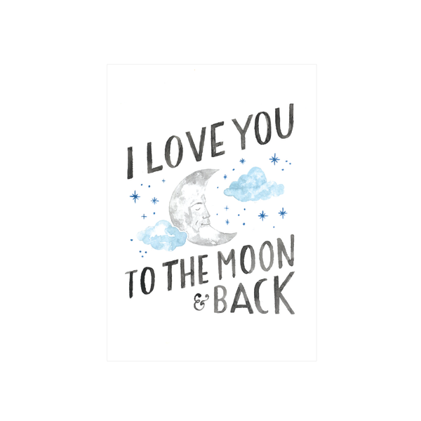 Steer Illustrations X ibizaspeedcharter Card Moon and Back