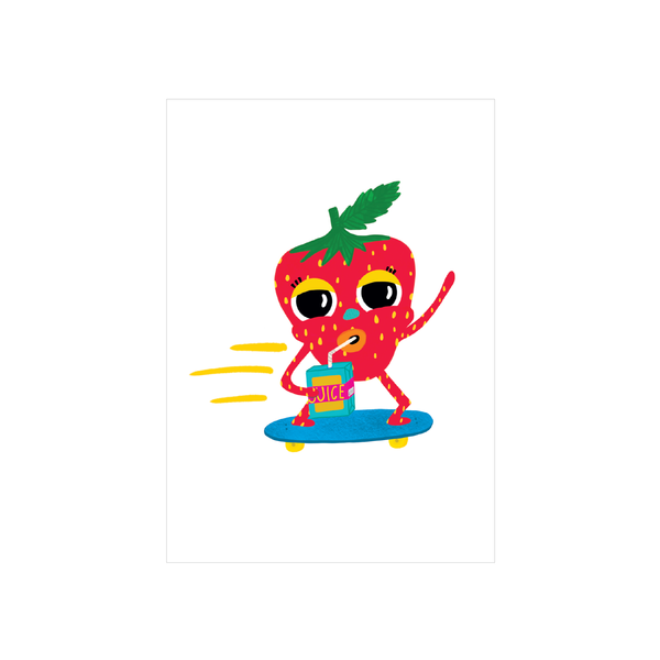 Kimi Moana Design x ibizaspeedcharter Card Strawberry