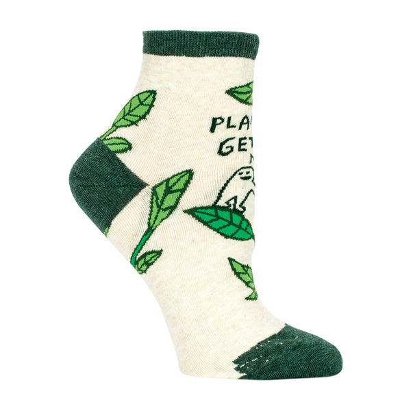 Blue Q Socks Women's Ankle Socks Plants Get Me