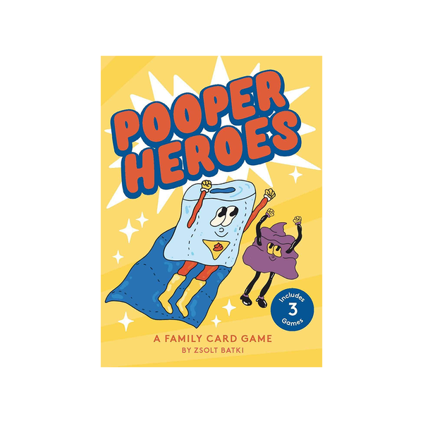 Pooper Heroes A Family Card Game
