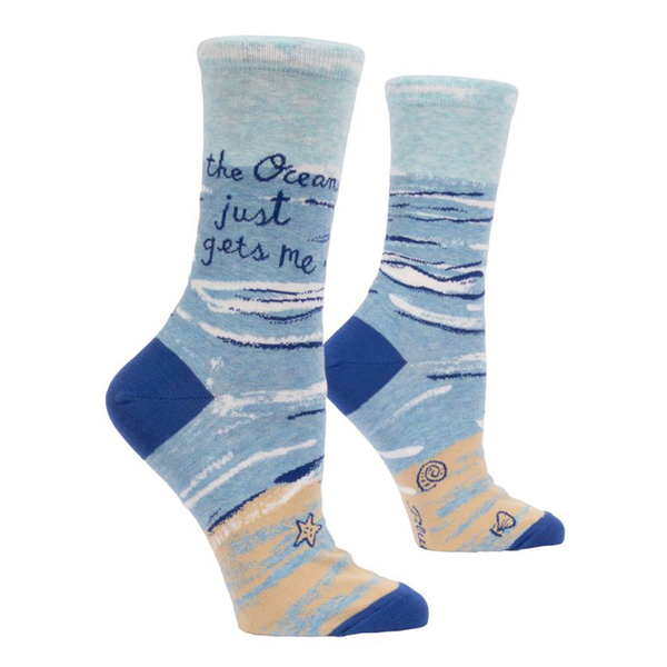 Blue Q Women's Socks The Ocean Just Gets Me