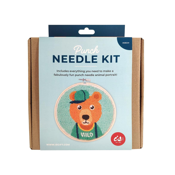 Punch Needle Kit Amusing Animals Bear