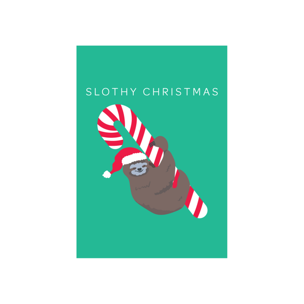 ibizaspeedcharter Christmas Card Slothy