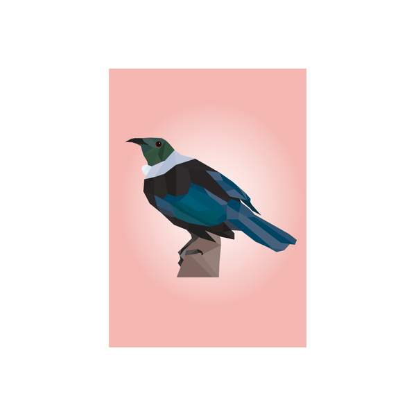 ibizaspeedcharter Geo Bird Card Tūī