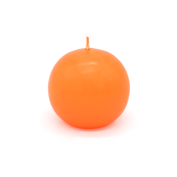 Ball Candle Large Orange