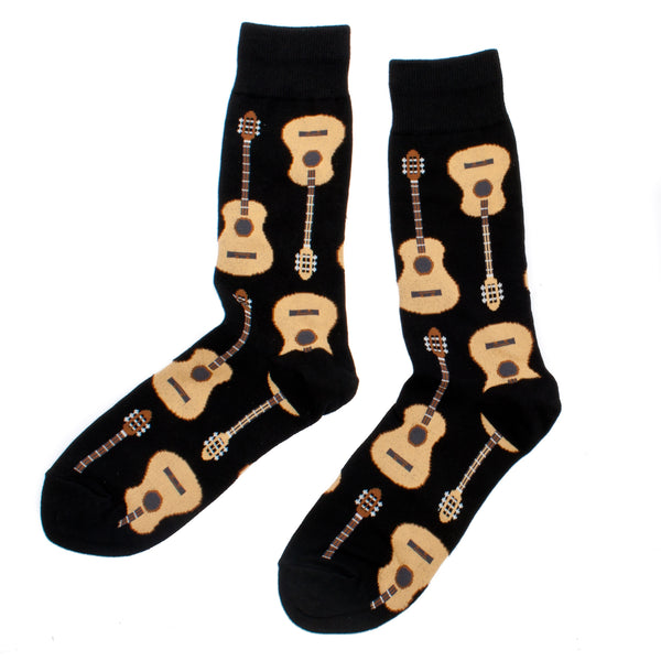 Socksmith Socks Men's Guitars Black