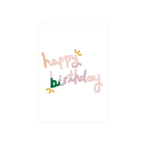 Alice Berry X ibizaspeedcharter Card Happy Birthday Pink