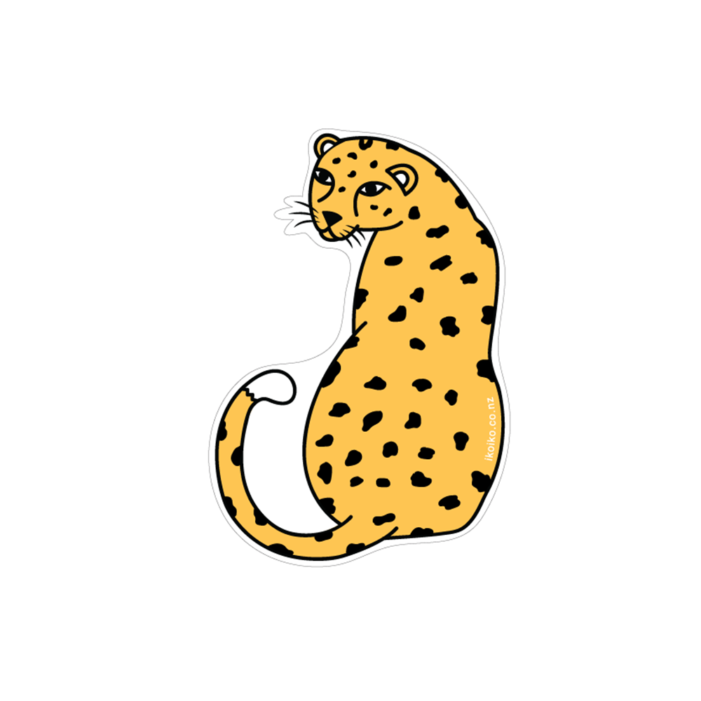 ibizaspeedcharter Fun Size Sticker Talula Leopard