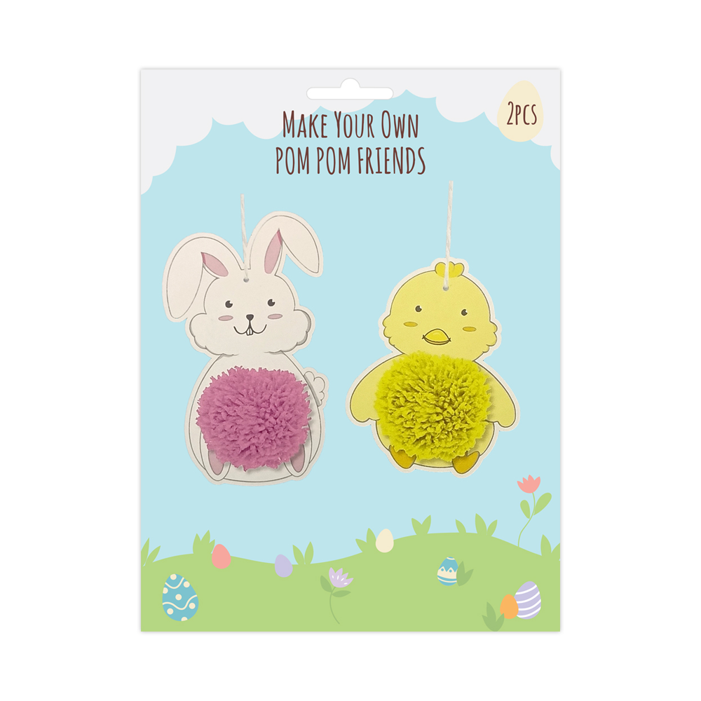 Make Yours Own Pom Pom Easter Friends