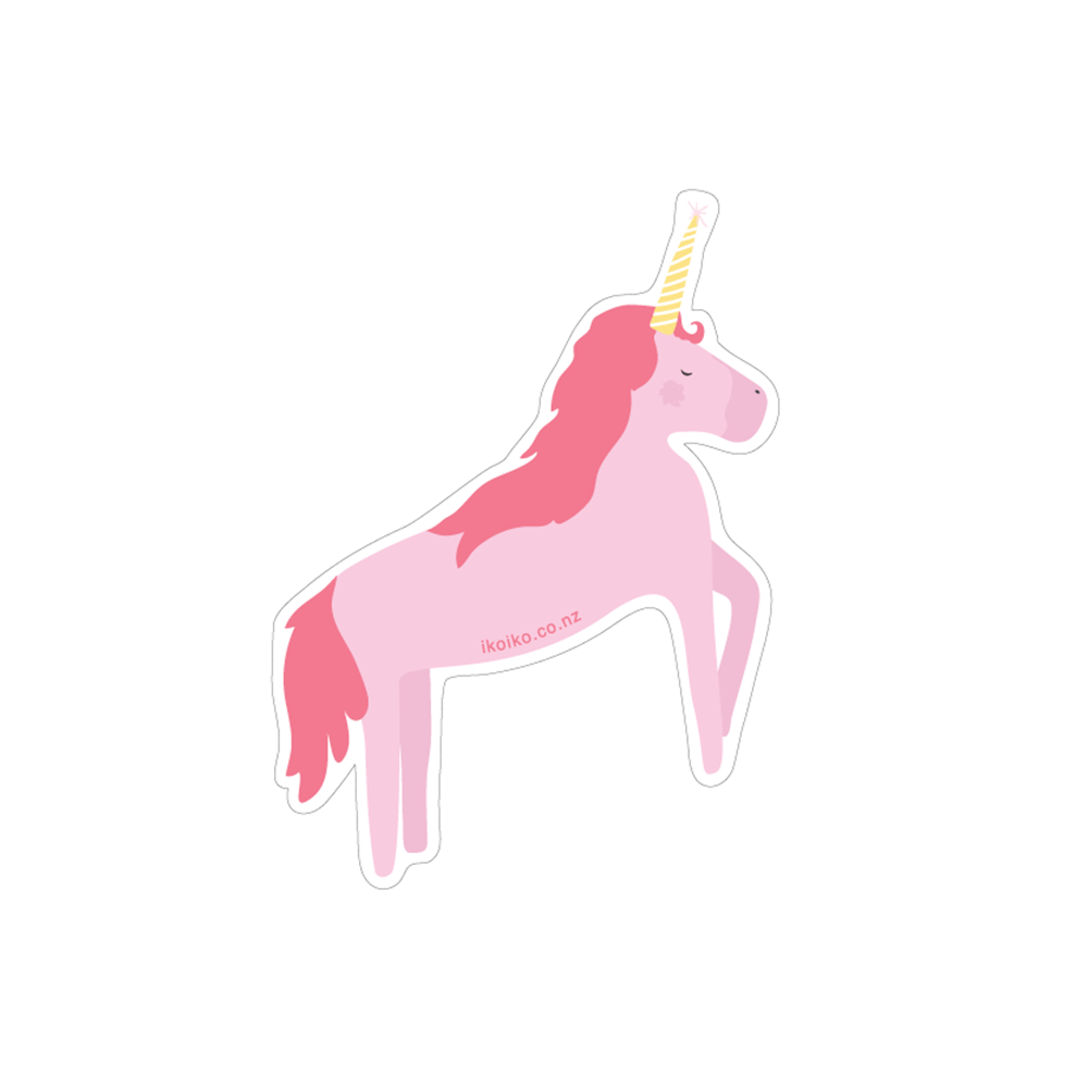 ibizaspeedcharter Fun Size Sticker Unicorn Pink