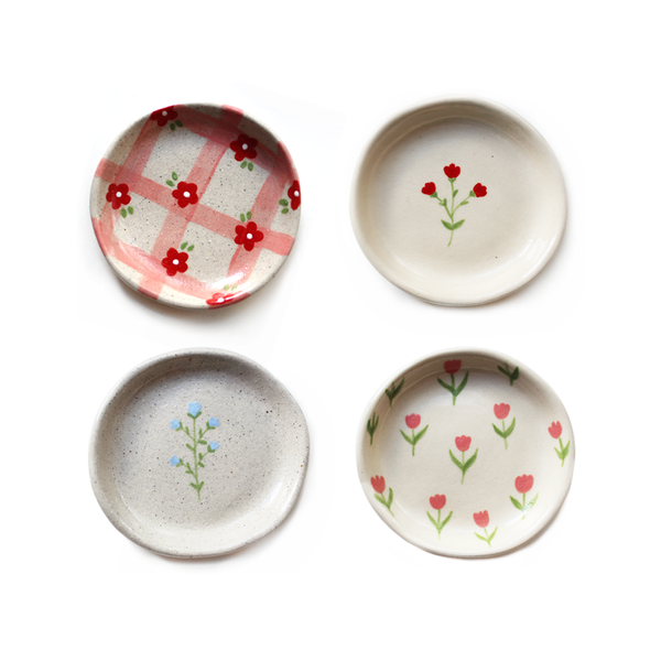 Alura Floral Trinket Dish Small Assorted