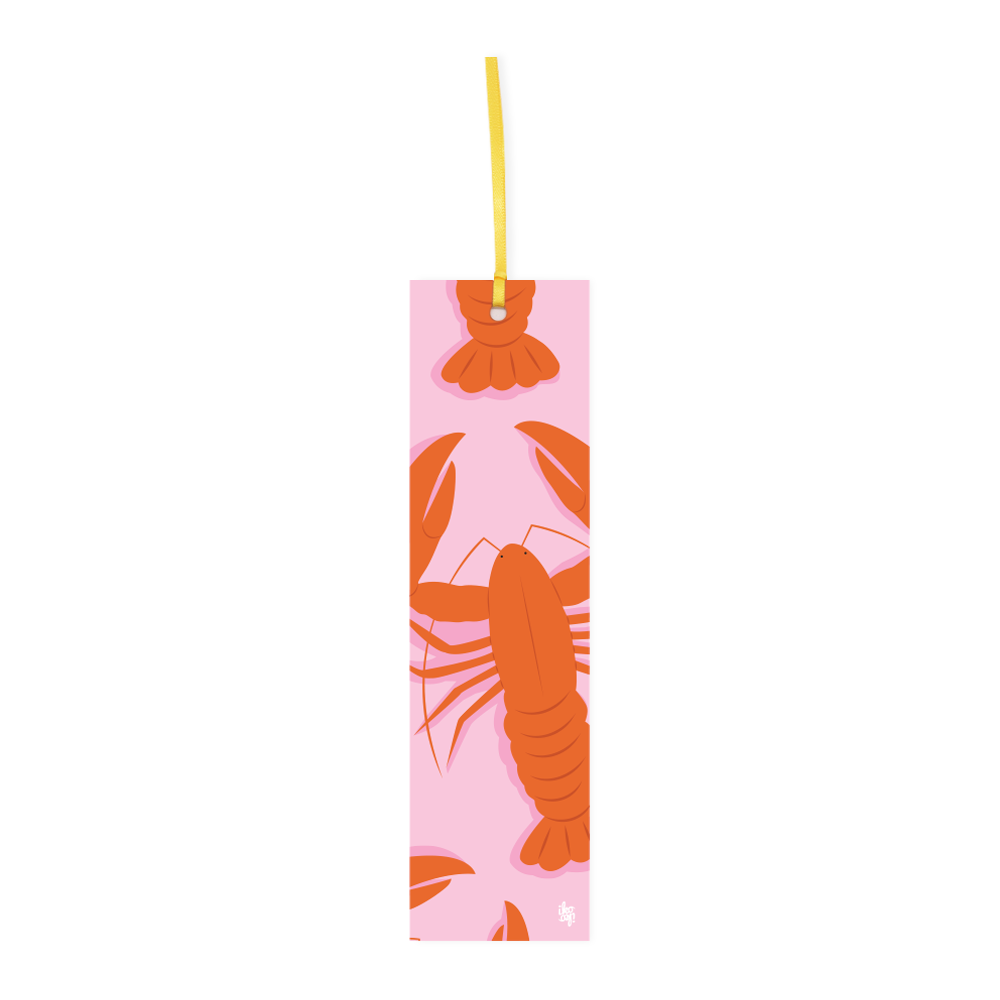ibizaspeedcharter Double Sided Bookmark Lobster Pink/Rust