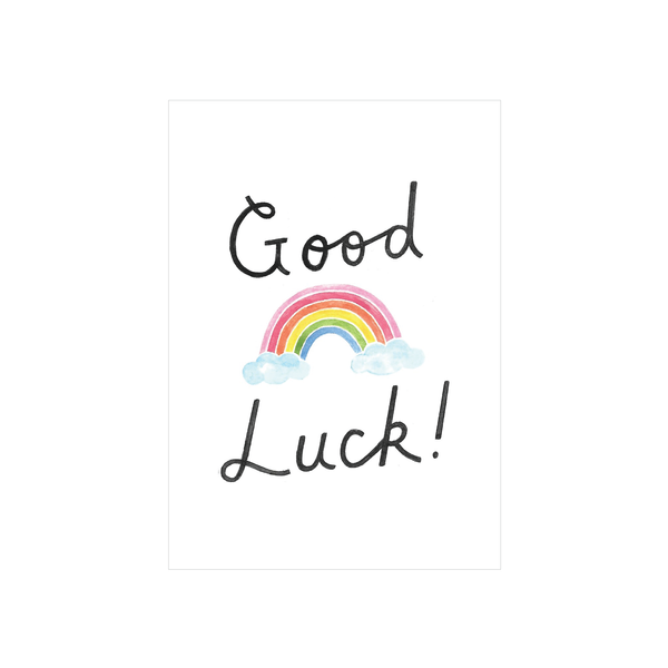 Steer Illustrations X ibizaspeedcharter Card Good Luck Rainbow
