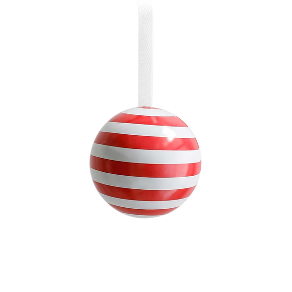 Father Rabbit Christmas Fillable Bauble Candy Stripe