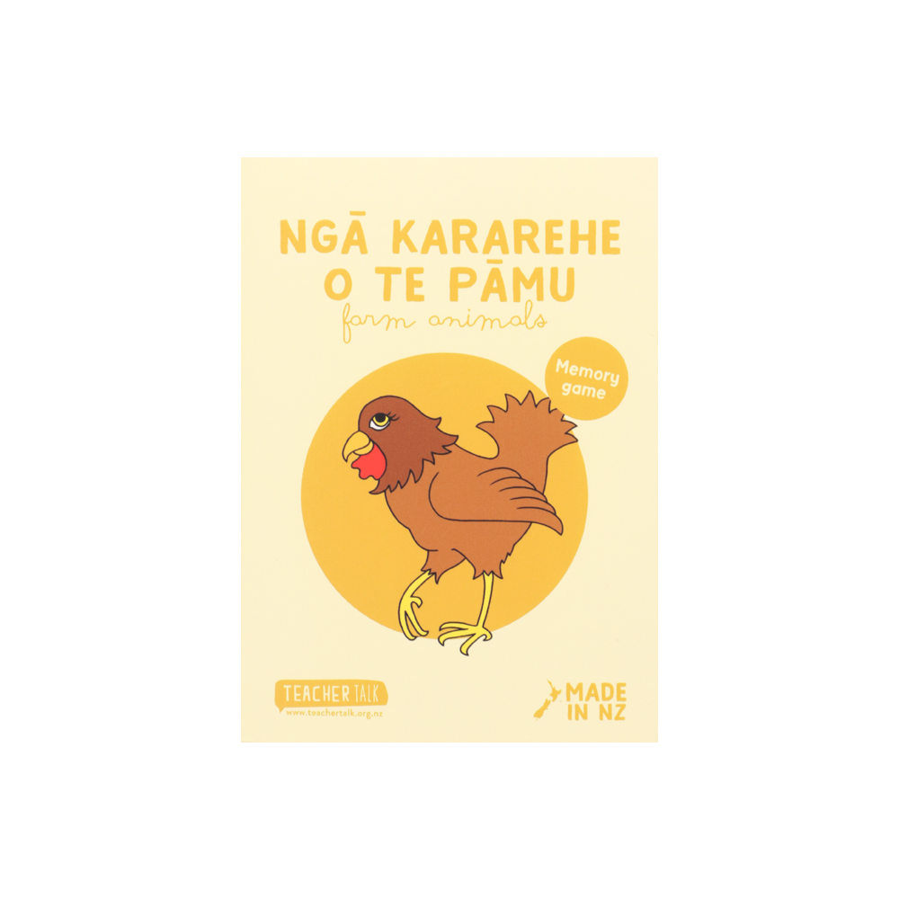 Ngā Kararehe O Te Pāmu Farm Animals Memory Game