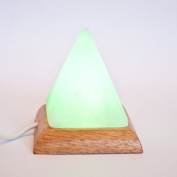 Salt Stone USB Pyramid Lamp Small