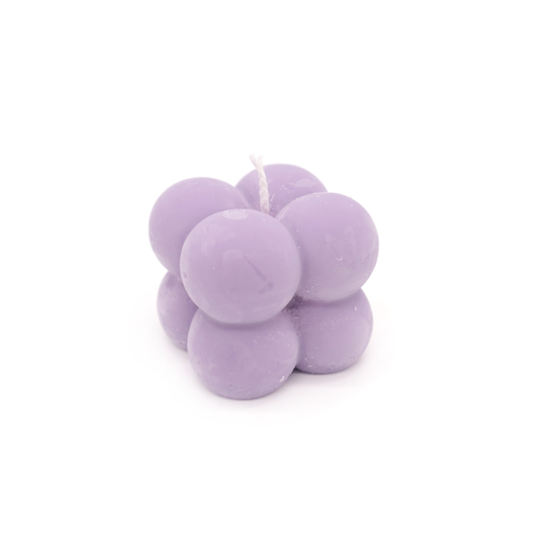Haly Mini Bubble Candle Lilac