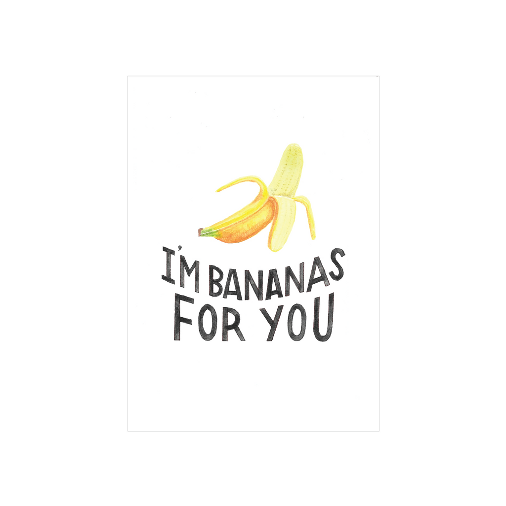 Steer Illustrations x ibizaspeedcharter Card Im Bananas for You