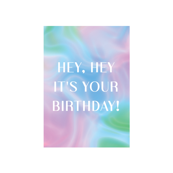 ibizaspeedcharter Text Card Hey, Hey It's Your Birthday!