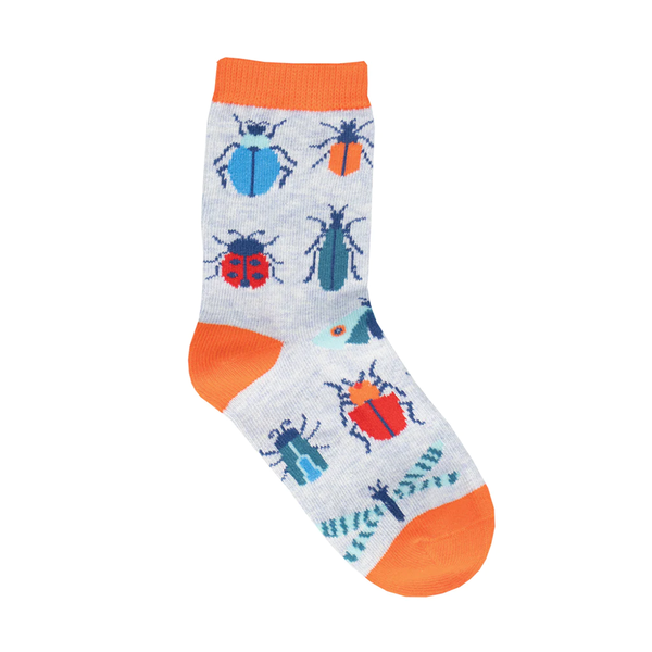 Socksmith Socks Kid's Buggin Out Blue 4-7 Years 10-1Y Size