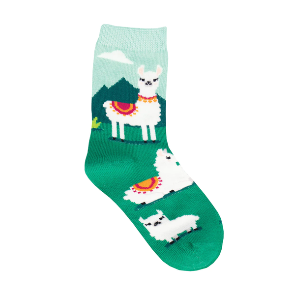 Socksmith Socks Kid's Yo Llama 2-4 Years 6-10 Size