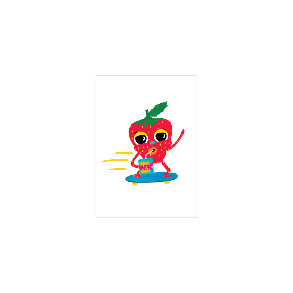 Kimi Moana Design X ibizaspeedcharter Mini Card Strawberry