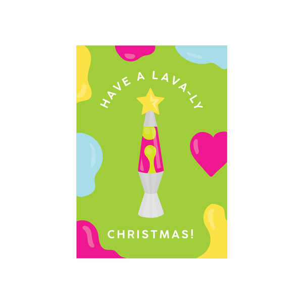 ibizaspeedcharter Pop Fun Christmas Card Lava